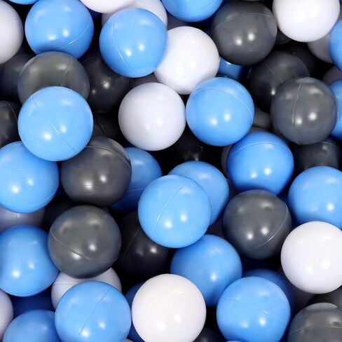 كرات حفرة الكرة للأطفال الصغار: 50 كرات غير سامة ملونة-خالية من BPA وخالية من الفثالات ومقاومة سحق ، 2.2 بوصة ، لعبة مثالية للبنين والبنات ، مثالية للعب الكرة. in Kuwait