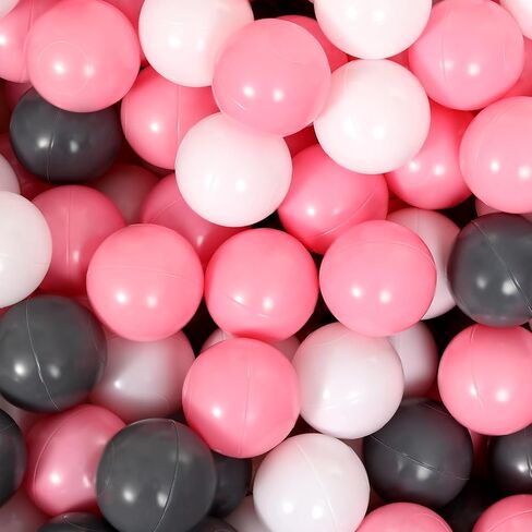 كرات حفرة الكرة للأطفال الصغار: 50 كرات غير سامة ملونة-خالية من BPA وخالية من الفثالات ومقاومة سحق ، 2.2 بوصة ، لعبة مثالية للبنين والبنات ، مثالية للعب الكرة. in Kuwait