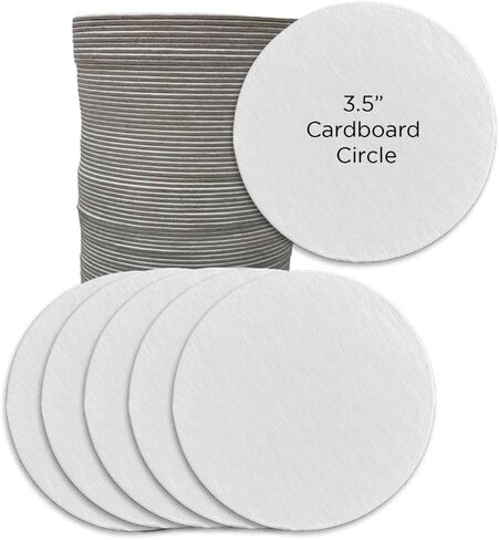 Cardboard Circles for Arts and Crafts 100 Pack, 4 inch Circle 4" Cutout Circle use for Arts and Crafts Name Tags Coasters Place Cards Ornaments Painting Drawing Decorating Camp Activity in Saudi Arabia
