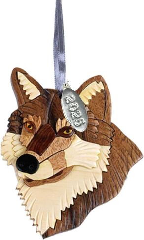 Steelhead Rainbow Trout Fishing Christmas Ornament 2024 Two-Tone Wood Christmas Ornament, Intarsia Design, Trout Ornaments, Trout Christmas Ornaments, Fishing Ornaments, Comes in A Gift Box in Saudi Arabia