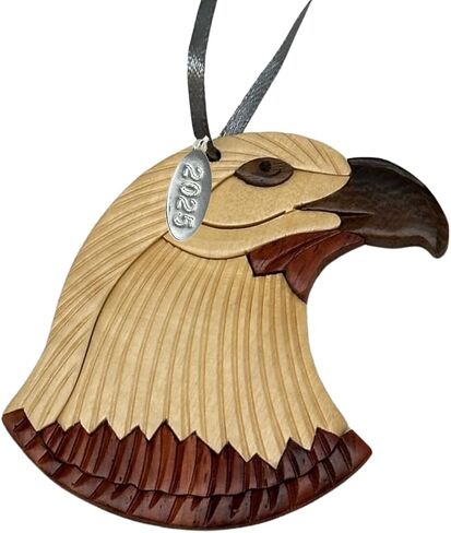 Steelhead Rainbow Trout Fishing Christmas Ornament 2024 Two-Tone Wood Christmas Ornament, Intarsia Design, Trout Ornaments, Trout Christmas Ornaments, Fishing Ornaments, Comes in A Gift Box in Saudi Arabia