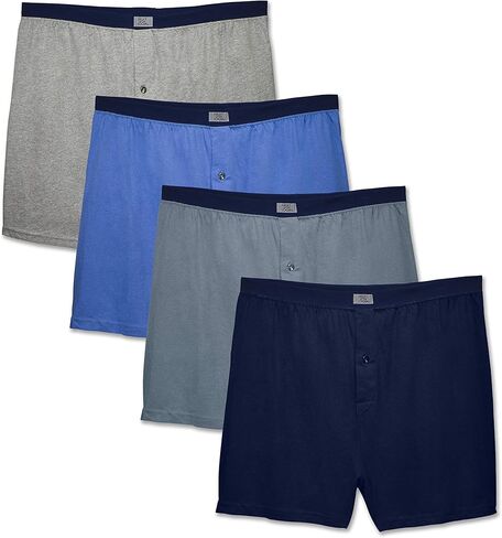 5pk Knit Boxers - Soft Stretch - Assorted Colors, 2XL in Saudi Arabia