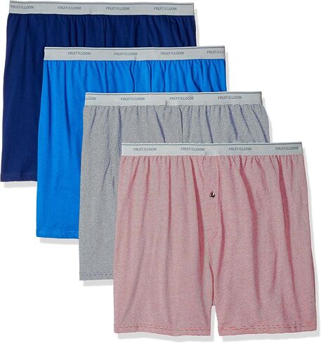 5pk Knit Boxers - Soft Stretch - Assorted Colors, 2XL in Saudi Arabia