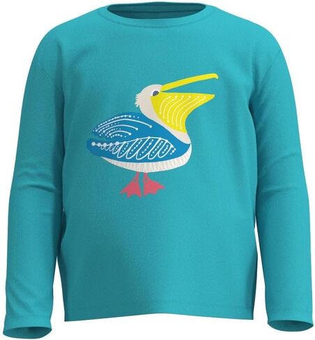 Coolibar UPF 50+ Toddler Coco Plum Everyday Long Sleeve Graphic T-Shirt - Sun Protective in Saudi Arabia