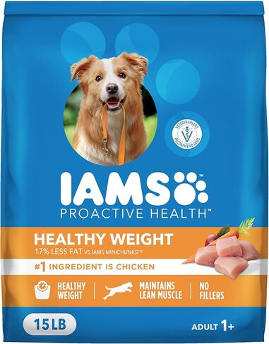 IAMS Proactive Health Healthy Weight Control Adult Dry Dog Food with Real Chicken, 29.1 lb. Bag in Saudi Arabia
