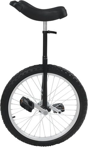20 Inch Unicycle for Balance Training Outdoor Fitness with Adjustable Seat and Anti-Skid Tread in Saudi Arabia