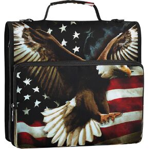 3 Ring Zipper Binder Firing Baseball Binder Organizer Portfolio with File and Shoulder Strap & Handle Large Capacity File Folder in Kuwait