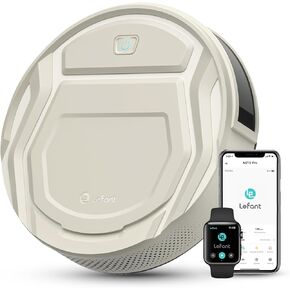 مكنسة كهربائية ليفانت روبوت نحيفة هادئة، شفط قوي 2200 باسكال، وقت تشغيل 120 دقيقة، 6 أوضاع للتنظيف، واي فاي/تطبيق/أليكسا، مكنسة روبوتية ذاتية الشحن لشعر الحيوانات الأليفة مثالية للأرضيات الصلبة، سجاد منخفض الوبر، M210 Pro in Kuwait