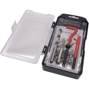 Thread Repair Kit, 15Pcs M-10 x 1.0 Thread Repair Kit Helicoil Compatible 10mm Damaged Threads in Kuwait