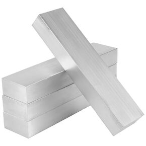 2 قطعة 1 × 2 × 8 بوصة من الألومنيوم المسطح الصلب، 25 × 50 × 200 مم من كتلة الألومنيوم، T6061 الحنك للأغراض العامة، مخزون مطحنة صلب جديد من الألومنيوم in Kuwait