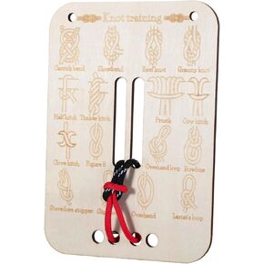 Learn Knot Training Board Knot Tying kit Learn to Tie Knot Training Board 16 Knotting Methods for Beginners Knot Tying Book Adults Beginner for Outdoor Survival Camping Climbing Practice in Kuwait