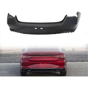 Complete Front Bumper Cover & Grille Set Compatible with 2019-2020 Hyundai Elantra GLS/SE(USA Built)- Includes Chrome Grille, Lower Trim & Fog Lights - OEM #86511F3500 in Kuwait
