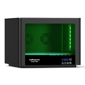 Cure3 آلة المعالجة 405nm محطة راتنجات الأشعة فوق البنفسجية مع 360 درجة القرص الدوار D282 X H162 مم صندوق لعلاج GK3 Pro GK3 وطابعات ثلاثية الأبعاد أخرى في غضون 10.3 بوصات in Kuwait