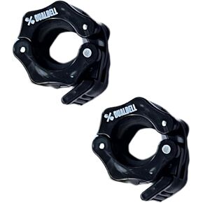 أطواق الوزن ، مشابك الحديد السريع للإصدار السريع ل 1 "قضبان قطر قياسية ، أطواق التمرينات الملائمة 1" (25 مم) زوج القفل السريع من مقاطع ذوي الياقات البيضاء للتدريب على اللياقة البدنية في صالة الألعاب الرياضية (الأصفر) in Kuwait