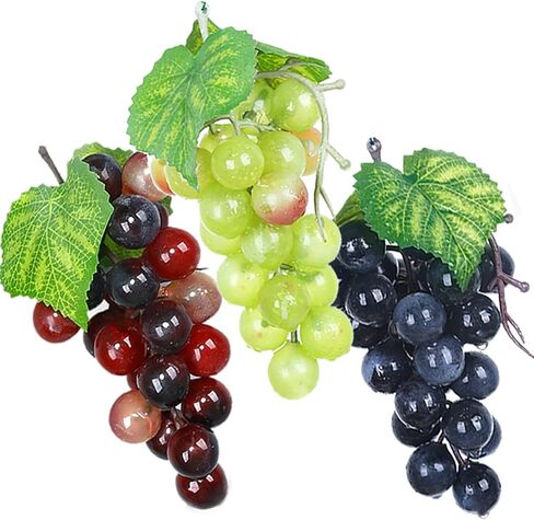50 PCS ديكور صناعي مزيف من الفاكهة الأزرق عنبية - فوكس بلوبيري لحياة الاصطناعية التوت البلاستيكي لزخارف حفلة المطبخ المنزل - الفواكه الاصطناعية التوت الأزرق in Kuwait