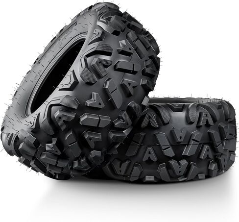 مجموعة جميع التضاريس من 4 إطارات رياضية ATV UTV 25x8-12 25x10-12 للدرب والطين والرمال ، 6 طبق ، بلا أنبوب in Kuwait