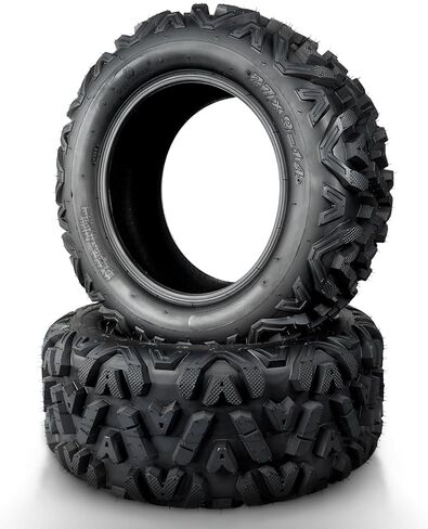 مجموعة جميع التضاريس من 4 إطارات رياضية ATV UTV 25x8-12 25x10-12 للدرب والطين والرمال ، 6 طبق ، بلا أنبوب in Kuwait
