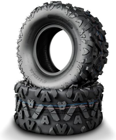 مجموعة جميع التضاريس من 4 إطارات رياضية ATV UTV 25x8-12 25x10-12 للدرب والطين والرمال ، 6 طبق ، بلا أنبوب in Kuwait