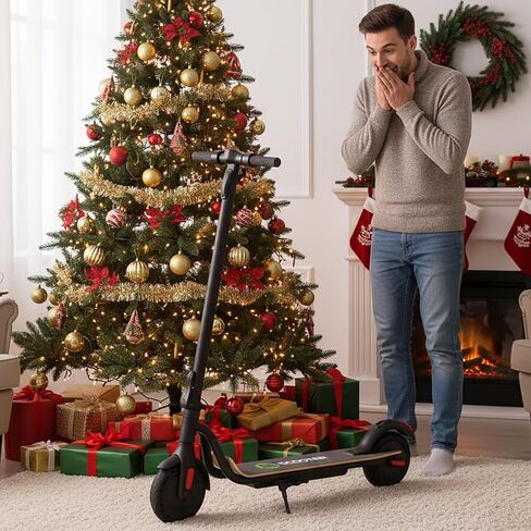 Megawheels Electric Scooter ، البالغين من الدراجات البخارية الكهربائية مع التعليق ، 10 بوصة من الإطارات الهوائية ، 350W محرك ، 19 ميلًا طويل المدى ، 15.5 ميل في الساعة ، و E Scooter مع التحكم الذكي في التطبيق للتنقل ، والخارجية ، والسفر القصير in Kuwait