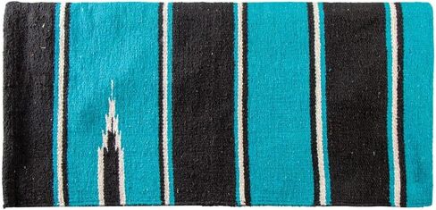 Dura-Tech Western Navajo Saddle Blanket for Horses 32x34 | Vibrant Navajo Design | Ideal Over Protective Pad | Lightweight | Low Bulk | Machine Washable in Saudi Arabia