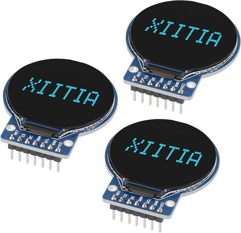 3pcs DC 3.3V 1.28 بوصة TFT LCD وحدة عرض الجولة RGB 240 * 240 GC9A01 برنامج تشغيل 4 WIRE SPI واجهة 240x240 محول الدقة PCB ل Arduino in Kuwait