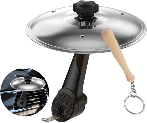 Car Cymbal Air Vent Mini Drum Crash Cymbal for Car Vent with Mini Drum Stick Keychain in Saudi Arabia