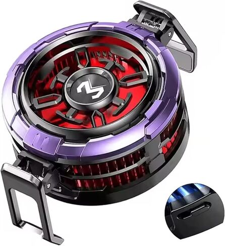 Phone Cooler 27w Cell Phone Fan Cooler Cellphone Radiator with Temperature Display/intelligent Controls/3 Fan Speed for 2.83-3.66 inch Phone Cooler in Kuwait