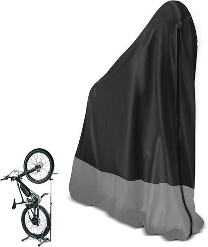 Vertical Bike Rack Cover, Waterproof Bike Cover, Outdoor Sun Rain Snow Protector for City, Mountain, Electric, Tandem Bicycle in Saudi Arabia
