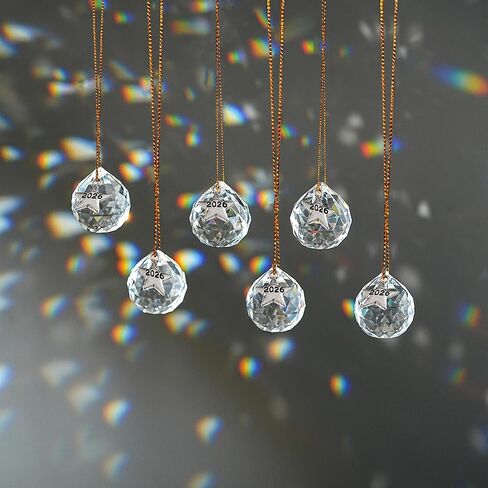 15Pcs Multi-Color Crystal Ball Prism Sun Catcher Crystals(30mm) in Saudi Arabia