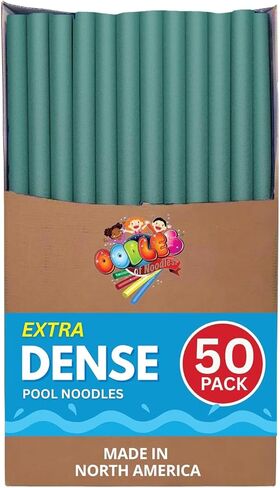 50 Pack Yellow Oodles of Noodles Foam Swimming Pool Noodles in Saudi Arabia