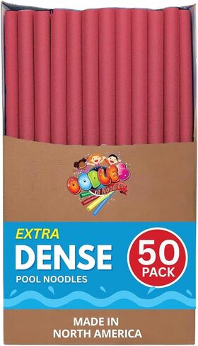 50 Pack Yellow Oodles of Noodles Foam Swimming Pool Noodles in Saudi Arabia