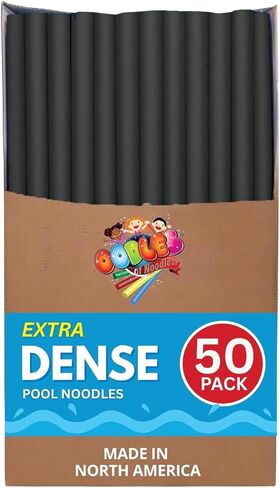 50 Pack Yellow Oodles of Noodles Foam Swimming Pool Noodles in Saudi Arabia