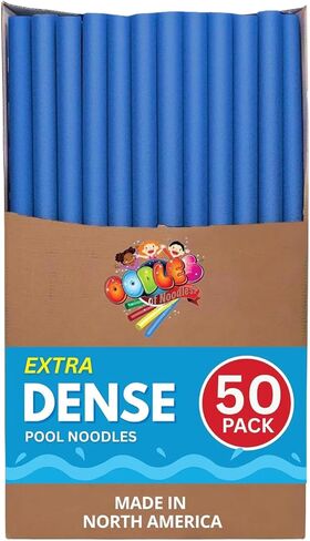50 Pack Yellow Oodles of Noodles Foam Swimming Pool Noodles in Saudi Arabia