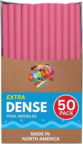 50 Pack Yellow Oodles of Noodles Foam Swimming Pool Noodles in Saudi Arabia