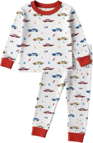 Viscose Baby Pajamas 2-Piece Pajamas for Kids Ultra Soft Comfy Moisture-Wicking, Gentle on Sensitive Skin in Saudi Arabia