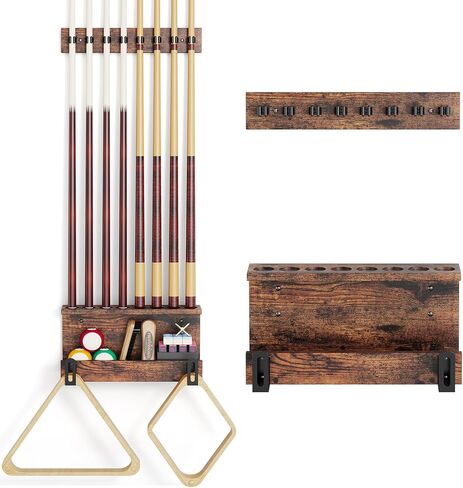 حمام سباحة جديلة جدار جدار ، 2025 ترقية حاملة حامل العصاد ملحقات طاولة البلياردو ، إكسسوارات البلياردو رف بركة البليار in Kuwait