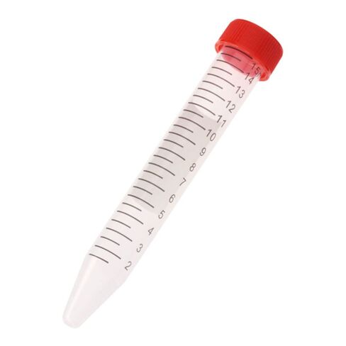 CELLTREAT 229497 15Ml Centrifuge Tube, Snap-Pop Lid, Self-Standing - Bag, Sterile, Polypropylene (Pack of 500) in Kuwait