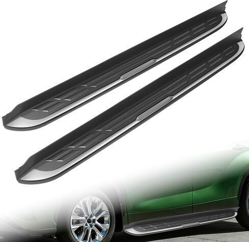Running Boards Fit for Jeep Wrangler JL and Unlimited 4 Door 2018 2019 2020 2021 2022 2023 2024 2025, Non-Slip Design Side Steps, 6.9" Textured Black Step Bars in Saudi Arabia