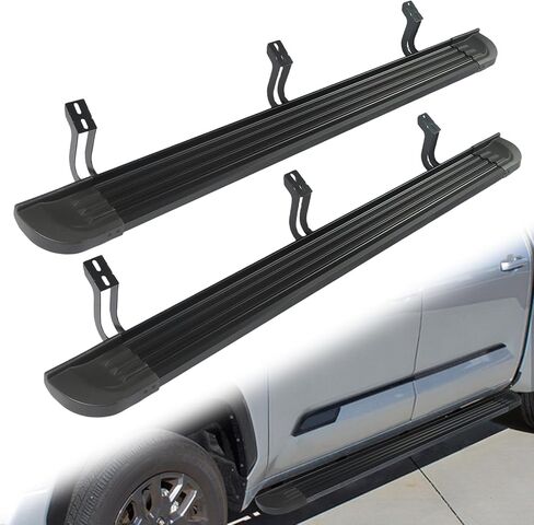 Running Boards Fit for Jeep Wrangler JL and Unlimited 4 Door 2018 2019 2020 2021 2022 2023 2024 2025, Non-Slip Design Side Steps, 6.9" Textured Black Step Bars in Saudi Arabia