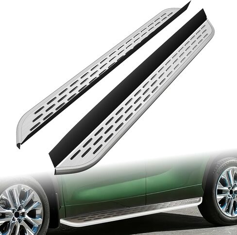 Running Boards Fit for Jeep Wrangler JL and Unlimited 4 Door 2018 2019 2020 2021 2022 2023 2024 2025, Non-Slip Design Side Steps, 6.9" Textured Black Step Bars in Saudi Arabia