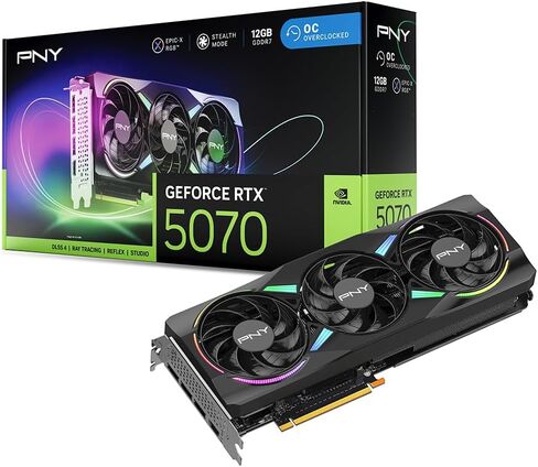 PNY GeForce RTX™ 5070 ARGB Overclocked Triple Fan in Saudi Arabia