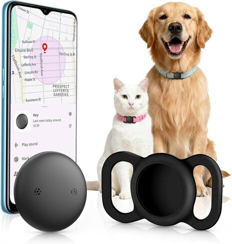 GPS Tracker (1 Pack) ، Mini GPS Tracker ، Smart Tag Bluetooth Tracker ، لا توجد رسوم شهرية ، IP68 Tracker مقاومة للماء متوافق مع Apple Find My ، Anti-Lost ، Anti-Lost ، الحيوانات الأليفة ، الأطفال ، العناصر in Kuwait