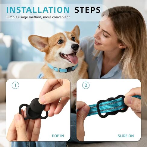 GPS Tracker (1 Pack) ، Mini GPS Tracker ، Smart Tag Bluetooth Tracker ، لا توجد رسوم شهرية ، IP68 Tracker مقاومة للماء متوافق مع Apple Find My ، Anti-Lost ، Anti-Lost ، الحيوانات الأليفة ، الأطفال ، العناصر in Kuwait