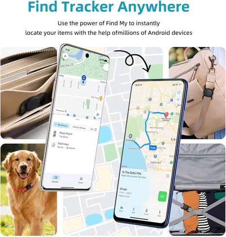 GPS Tracker (1 Pack) ، Mini GPS Tracker ، Smart Tag Bluetooth Tracker ، لا توجد رسوم شهرية ، IP68 Tracker مقاومة للماء متوافق مع Apple Find My ، Anti-Lost ، Anti-Lost ، الحيوانات الأليفة ، الأطفال ، العناصر in Kuwait