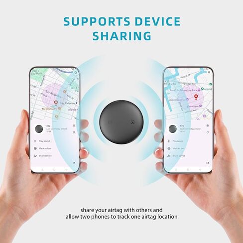 GPS Tracker (1 Pack) ، Mini GPS Tracker ، Smart Tag Bluetooth Tracker ، لا توجد رسوم شهرية ، IP68 Tracker مقاومة للماء متوافق مع Apple Find My ، Anti-Lost ، Anti-Lost ، الحيوانات الأليفة ، الأطفال ، العناصر in Kuwait
