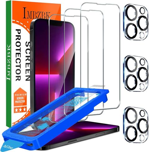 IMBZBK 4 Pack Screen Screen Protector لـ Nintendo Switch 2017 Accessories Herded Glass مع 2 حزمة TPU Nintendo Switch Controller Case ، تغطية كاملة in Kuwait