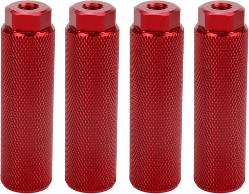 4 Pcs Aluminum Alloy Bike Foot Pegs Fit 3/8 Inch Axles Bicycle Foot Pegs Black Bike Pegs in Saudi Arabia
