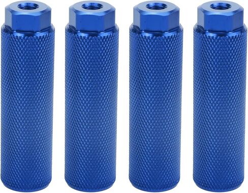 4 Pcs Aluminum Alloy Bike Foot Pegs Fit 3/8 Inch Axles Bicycle Foot Pegs Black Bike Pegs in Saudi Arabia