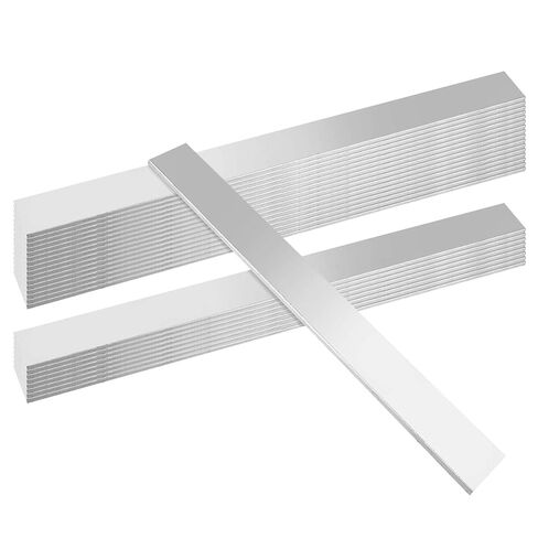 2 قطعة 1 × 2 × 8 بوصة من الألومنيوم المسطح الصلب، 25 × 50 × 200 مم من كتلة الألومنيوم، T6061 الحنك للأغراض العامة، مخزون مطحنة صلب جديد من الألومنيوم in Kuwait