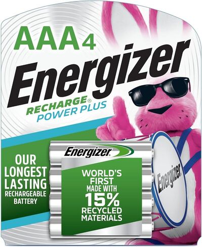 Energizer AA Batteries, Pre-Charged Double A Rechargeable Batteries, 4 Count in Kuwait